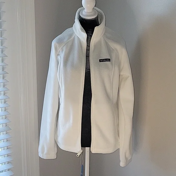 Womens Fleece Columbia Jacket Size M - Picture 1 of 6